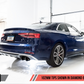 AWE Tuning Audi B9 S5 Coupe 3.0T Track Edition Exhaust - Diamond Black Tips (102mm)