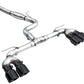 AWE Tuning MK8 Volkswagen Golf R 3in Track Edition Quad Exhaust - Diamond Black Tips