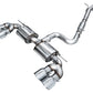 AWE Tuning MK8 Volkswagen Golf R 3in Touring Edition Quad Exhaust - Chrome Silver Tips