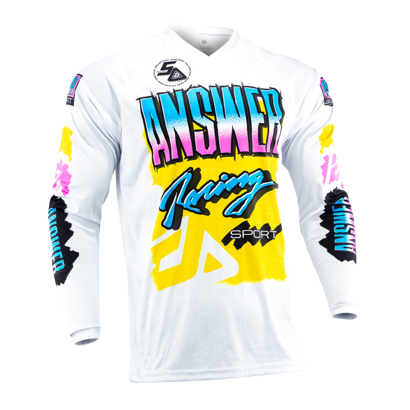 Answer 26 LE Syncron Artifacts Jersey 50 Years Neon Yellow/White/Blue - 2XL