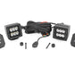 LED Light Kit | Cowl Mount | 2" Black Pair | Jeep Gladiator JT/Wrangler JL (18-26)