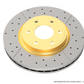 DBA 02-09 Subaru WRX STi/2017 BRZ w/Perf Pkg. 10 Hole Front Drilled & Slotted Street Series Rotor