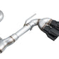 AWE Tuning MK8 Volkswagen Golf R 3in Track Edition Quad Exhaust - Diamond Black Tips