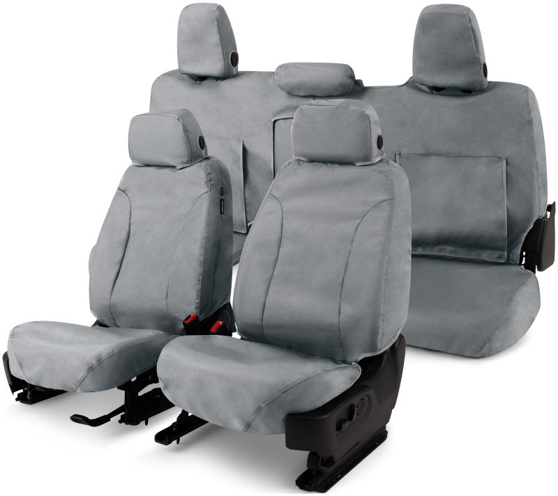 Covercraft 13-16 Dodge Ram Waterproof Polyester SeatSaver Custom Front Row Seat Covers - Grey