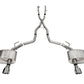 Corsa 2011-2025 Dodge Durango Xtreme 2.5in Cat-Back Dual Rear Exit w/ Single 4.5in Polished Tips