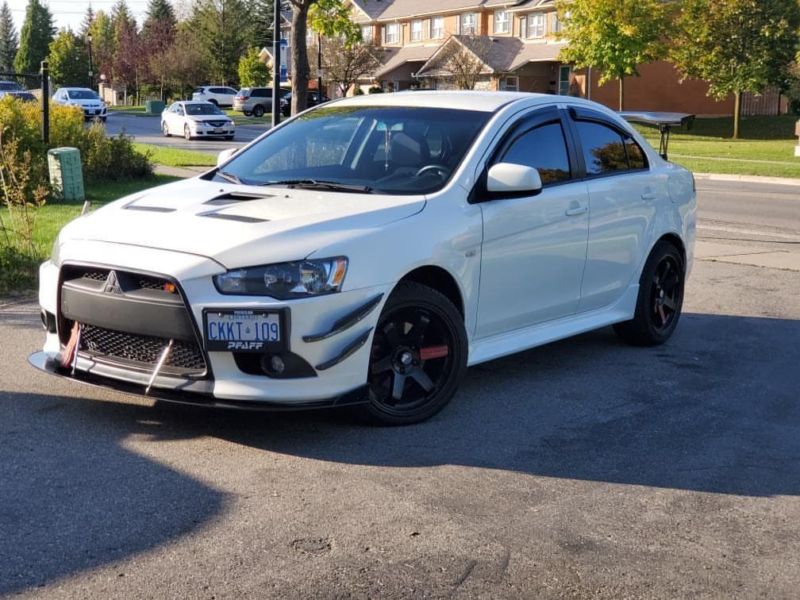 2008-2015 Mitsubishi Lancer/Ralliart 2PC Front Splitter