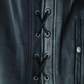 River Road Old Skool Leather Vest Black - Large