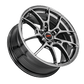 DIM Grey Silver Lip WC001 HYBER BLACK / GREY SILVER LIP 18x8 5x112 Wheels