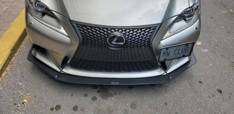 2014-2016 Lexus IS F Sport 2PC Front Splitter
