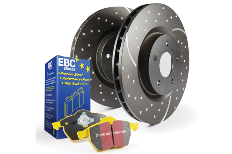 Kits EBC S5 Plaquettes Yellowstuff et Rotors GD