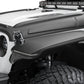 Bushwacker 07-18 Jeep Wrangler JK/JKU Trail Armor Hood Armor (3pc Set) - Tex. Black