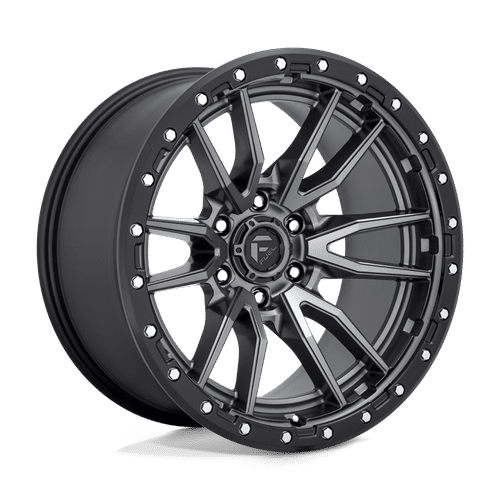 Fuel MATTE GUN METAL BLACK BEAD RING D680 20x10 6x139.7 Wheels