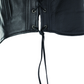 River Road Old Skool Leather Vest Black - Large