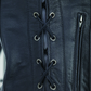 River Road Sapphire Leather Vest Black Womens - Small