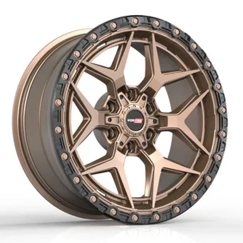 VORTEK Matte Bronze Black Bead Ring VRT-603MBR 20x10 6x135/6x139.7 Wheels