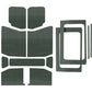 DEI 18-23 Jeep Wrangler JL 4-Door Boom Mat Complete Headliner Kit - 13 Piece - Gray