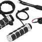 Kuryakyn Heated ISO Grips Throttle-By-Wire Chrome