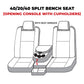 Covercraft 22-24 Dodge RAM 2500 Polycotton SeatSaver Custom Front Row Seat Covers - Misty Grey