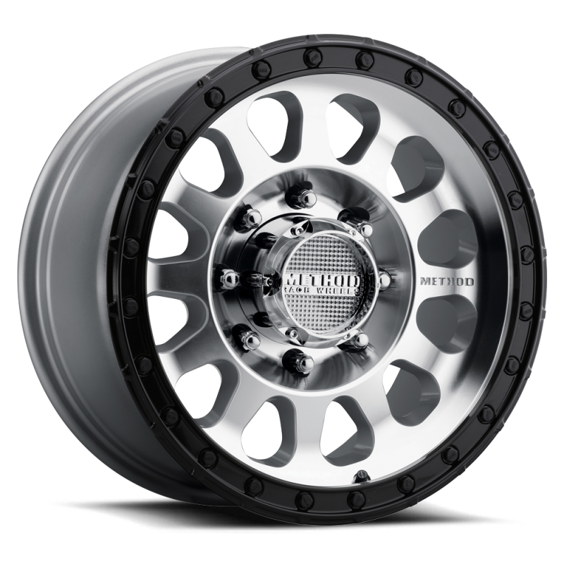 Method MR315 18x9 +18mm Offset 8x6.5 130.81mm CB Machined Wheel - Gloss Black Lip