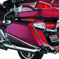 Kuryakyn L.E.D. Rear Fender Tip 12-17 GL1800 Chrome Red Lens