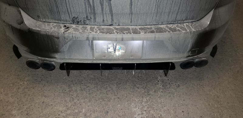 2018-2021 Volkswagen Golf GTI MK7.5 Rear Diffuser+Rear Corner Spats