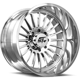 GT OFFROAD Polished Strike Polished 24x14 6x135 Wheels