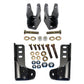 Synergy 07-18 Jeep Wrangler JK/JKU Front Lower Shock Extension Brackets