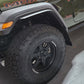 Rally Armor 19-25 Jeep JT Gladiator (Mojave/Rubicon) Black Mud Flap w/Metallic Black Logo