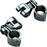Kuryakyn 1-1/4inch Magnum Quick Clamp With Clevis Chrome (Pair)