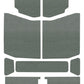 DEI 18-23 Jeep Wrangler JL 4-Door Boom Mat Headliner - 9 Piece - Gray