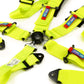 NRG SFI 16.1 5Pt 3 Inch Seat Belt Harness with Pads / Cam Lock - Neon Green