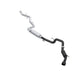 MBRP 2024 Toyota Tacoma 2.4L (Excl Leaf Spring) 3in Cat-Back Single Exit Blk-Coated Aluminized Steel