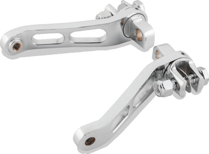 Bikers Choice Adjustable Forward Control Heel Rest Kit 89-Up FXST 93-02 FXDWG Replaces H-D 50227-01