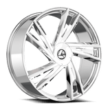 AZARA Nano Chrome AZA-529NC 20x8.5 5x112/5x114.3 Wheels