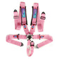 NRG 5PT 3in. Seat Belt Harness / Cam Lock - Pink