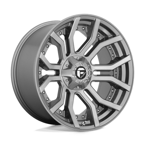 Fuel BRUSHED GUN METAL TINTED CLEAR D713 20x10 6x135/6x139.7 Wheels