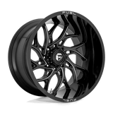 Fuel GLOSS BLACK MILLED D741 22x8.25 8x165.1 Wheels
