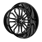 Sentali Forged Gloss Black Milled SF-3 22x10 5x127 Wheels
