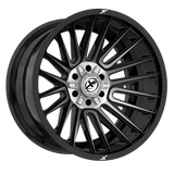 XF OFFROAD Black Brushed Dark Tint XF-234 20x12 6x135/6x139.7 Wheels