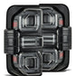 AlphaRex 21-24 Ford Bronco (Excl. Raptor) Nova-Series LED Tail Lights - Black