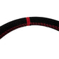 PRP Comp-R D-Shape Suede Steering Wheel - Red