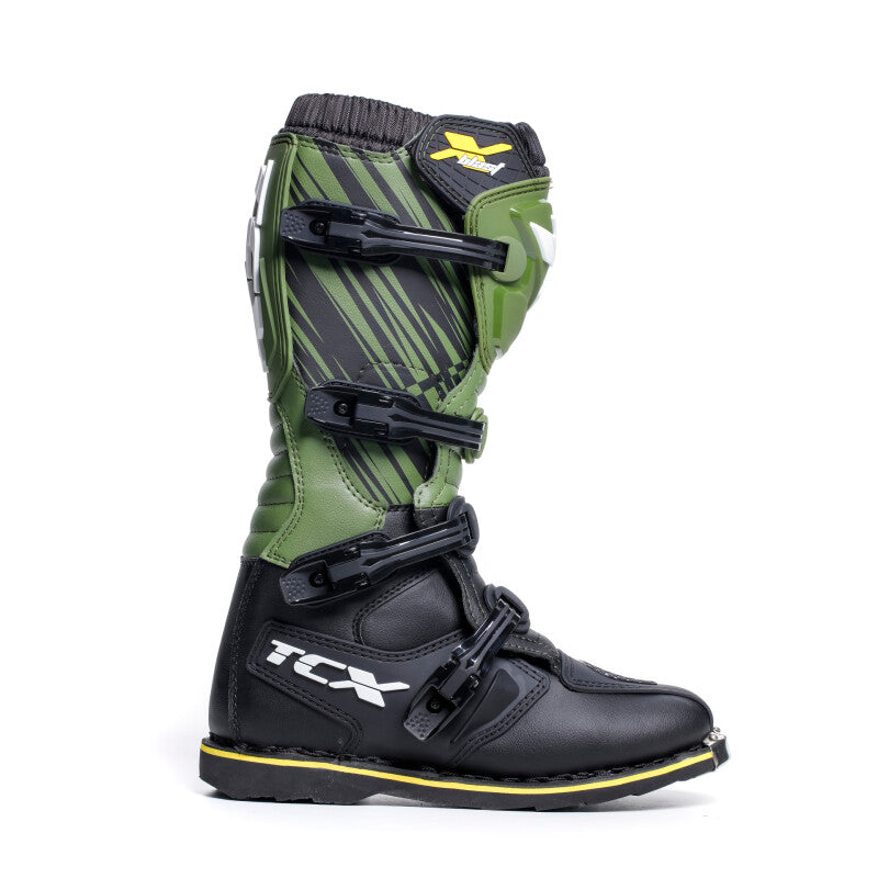 TCX X-Blast Boot Black/Green/Yellow Size - 48