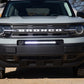 LED Light Kit | Bumper Mount | 20" Black Single Row | Ford Bronco Sport (21-25)