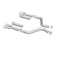 MagnaFlow Axle-Back, SS, 3in, Quad Split Rear 3.5 Tips 2015 Dodge Challenger incl SRT Hellcat
