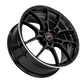 DIM Black Silver Lip WC001 BLACK SILVER LIP 18x8 5x108 Wheels