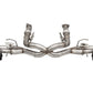 Corsa 2020-2025 Corvette C8 3in Valved Cat-Back 4.5in Blk Quad Tips - Fits Factory NPP Exhaust w/AFM