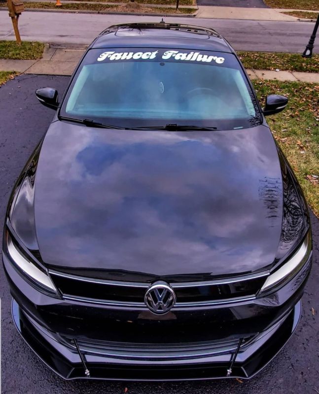 2016-2018 Volkswagen GLI MK6.5 2PC Front Splitter