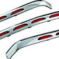 Kuryakyn L.E.D. Trunk Molding For 01-10 GL1800 Chrome Red Lens