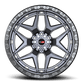 VRT-603 20x9 6x135/6x139.7 0 Matte Titanium With Black Bead Ring