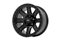 Rough Country 84 Series Wheel | Gloss Black | 17x8.5 | 6x5.5 | +25mm